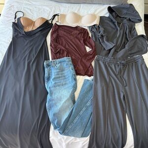 Jlux Label Dress and Size Large Clothing Bundle